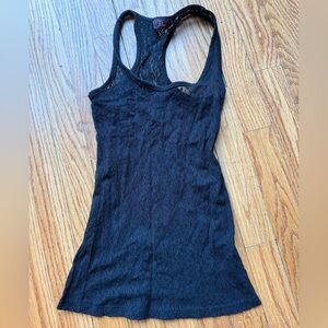 Pinc Black Lace Tank Top